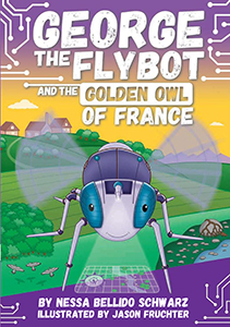 Cover Art for GEORGE the Flybot and the Golden Owl of France